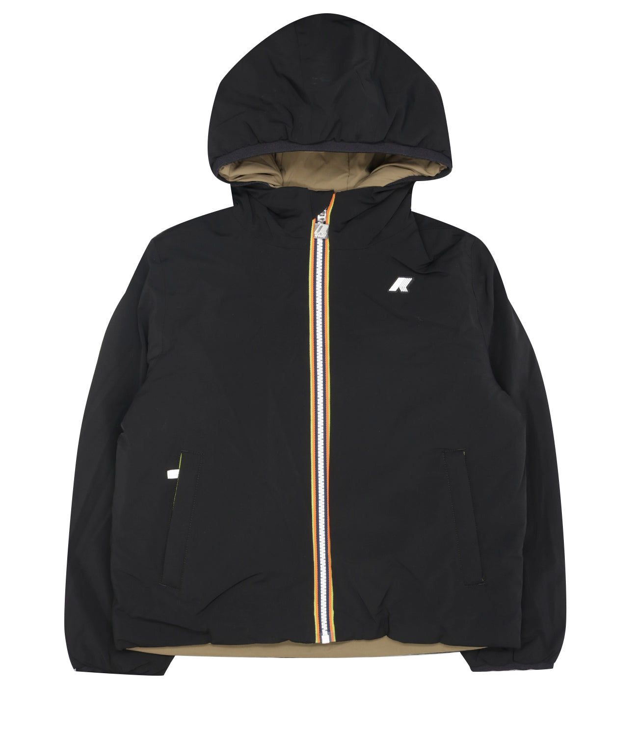 K-Way Kids | Giubbotto P. Jack St Warm Double Nero Verde militare