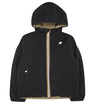 K-Way Kids | Giubbotto P. Jack St Warm Double Nero Verde militare