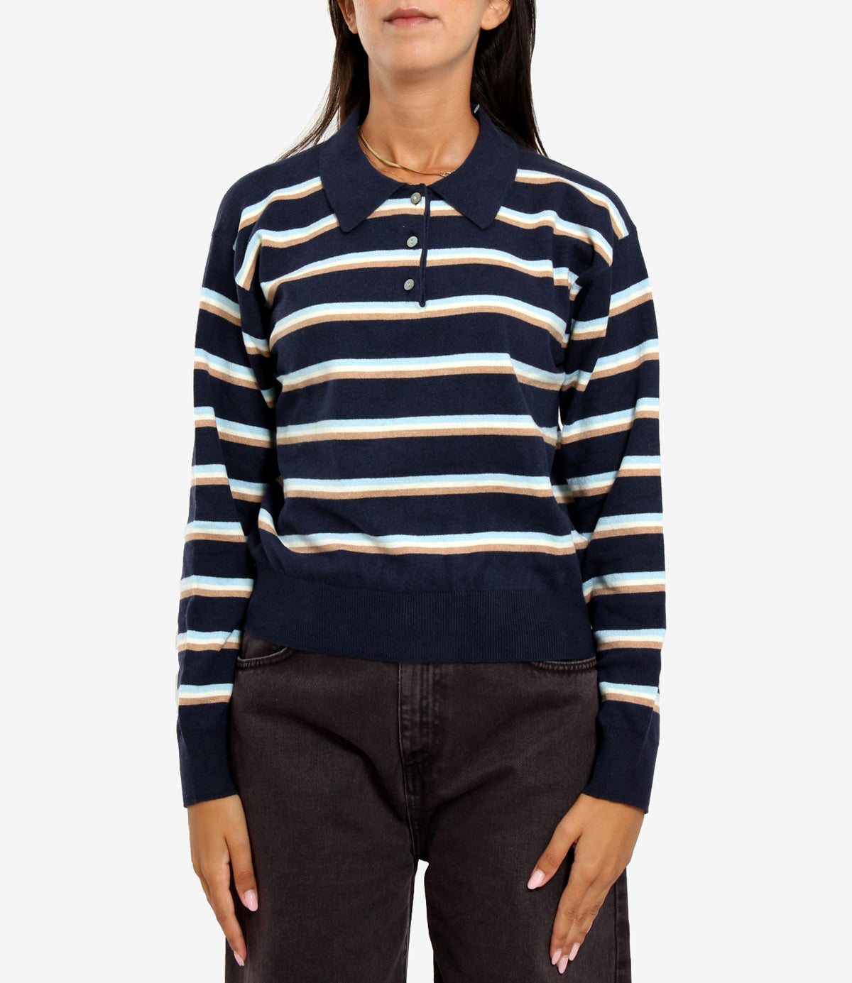 Levis | Maglia Blu Bianco Nocciola