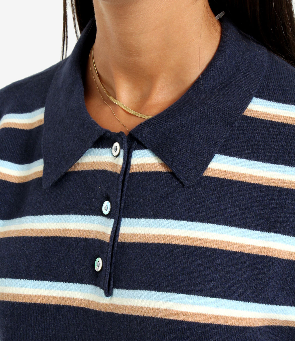 Levis | Maglia Blu Bianco Nocciola