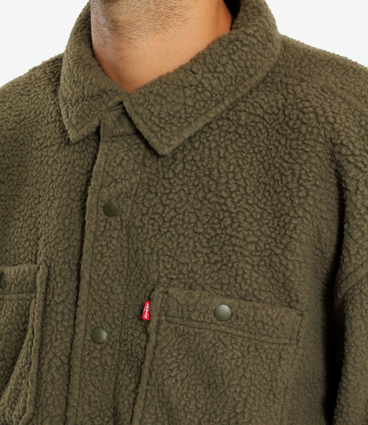 Levis | Camicia Sherpa Soft Worker Verde