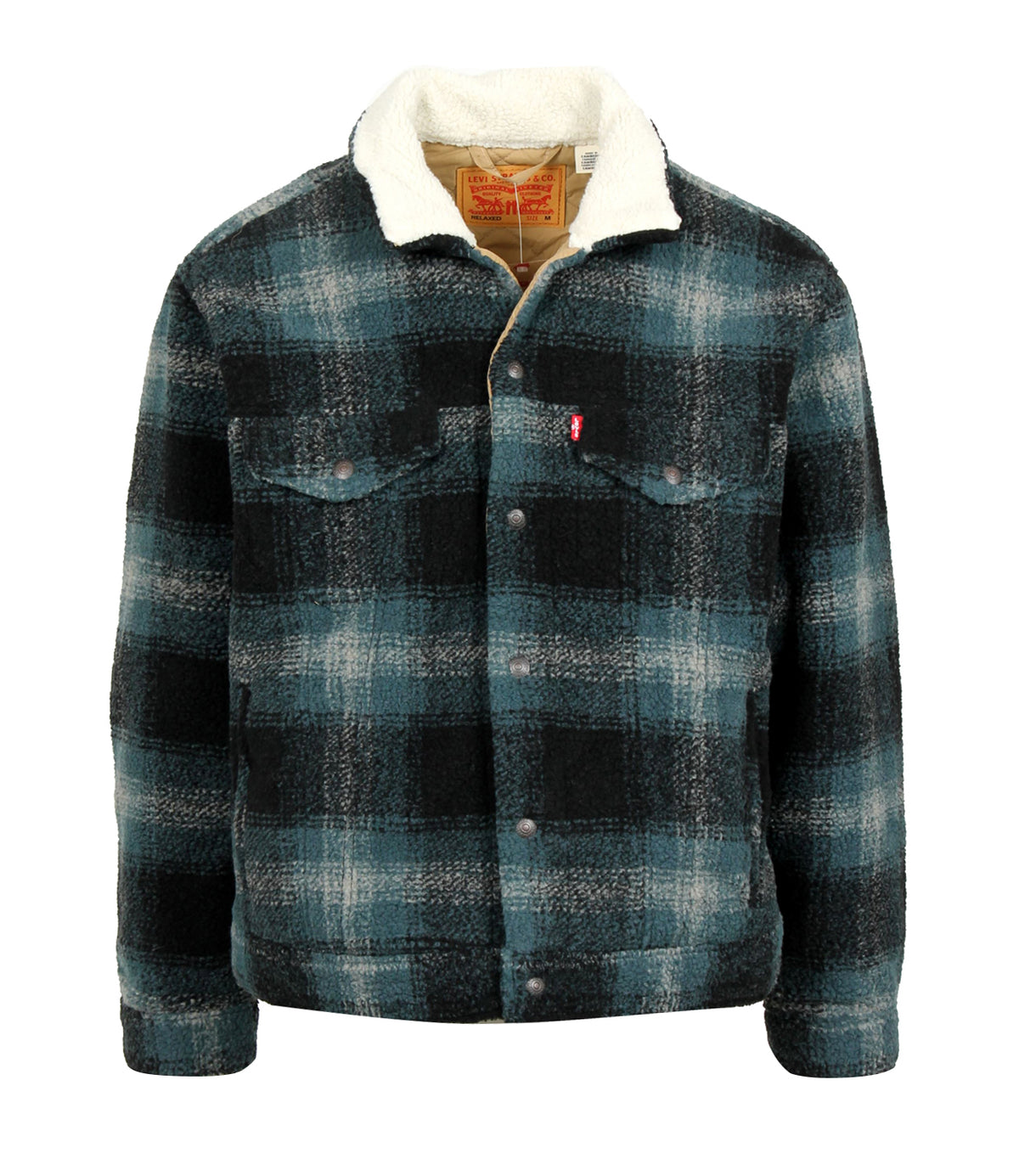 Levis | Giubbotto Trucker Nero Petrolio