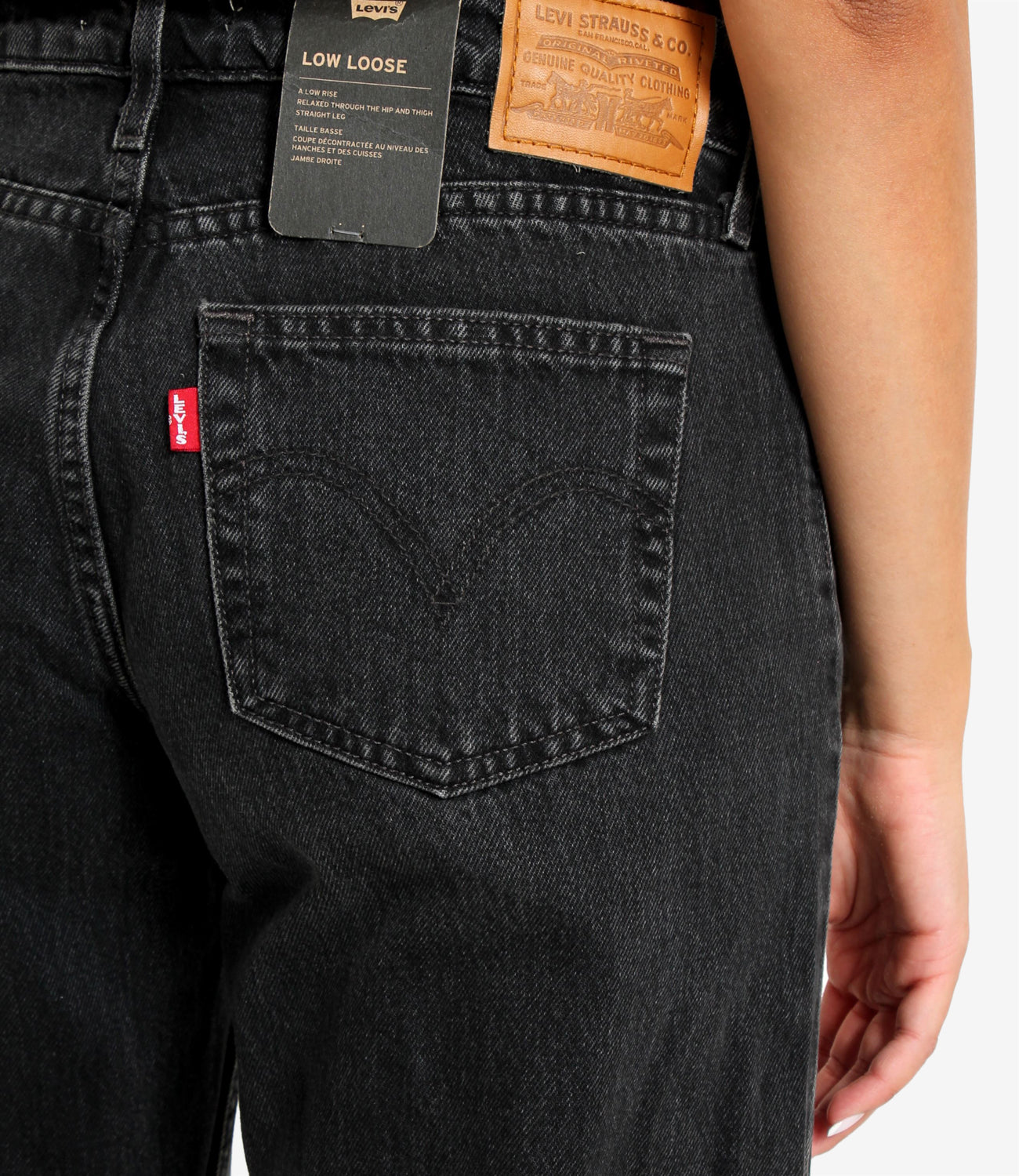 Levis | Jeans Low Loose Rescued City Denim nero