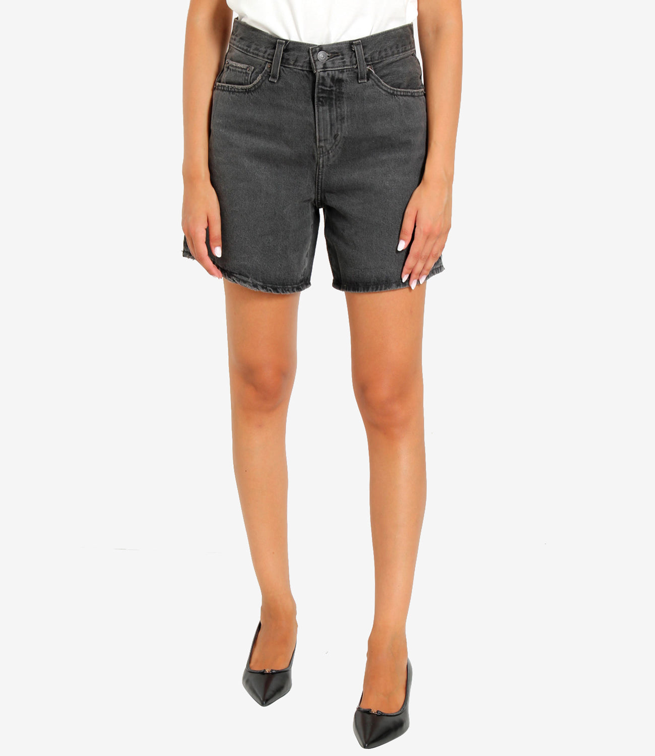 Levis | Shorts High Baggy Short Where'S My Phone Nero