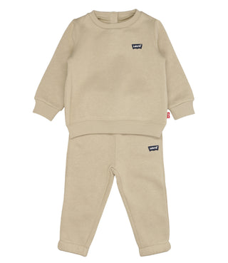 Levis Kids | Set Felpa Pantalone Beige