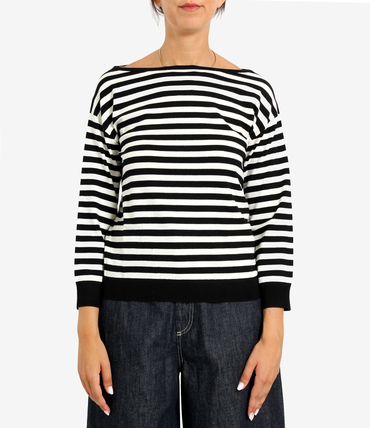 Max Mara Weekend | Maglia Stecca Nero Bianco