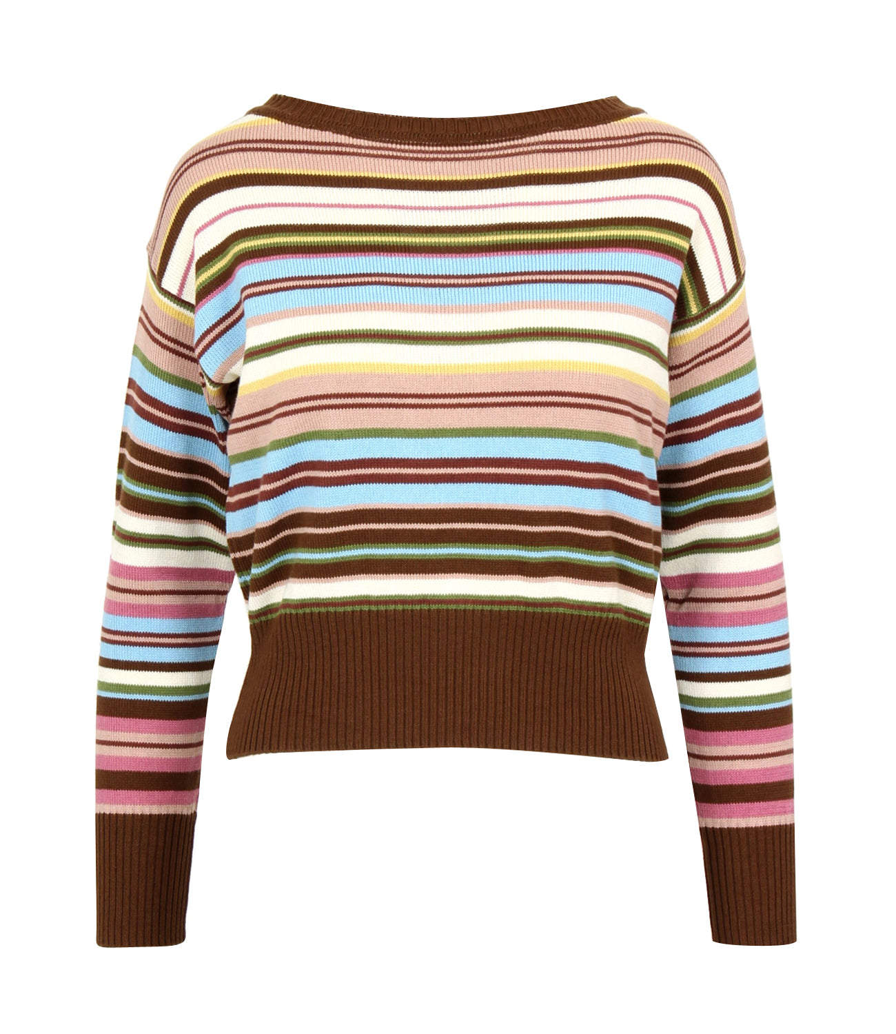 Max Mara Weekend | Maglia Zinnia Marrone Celeste