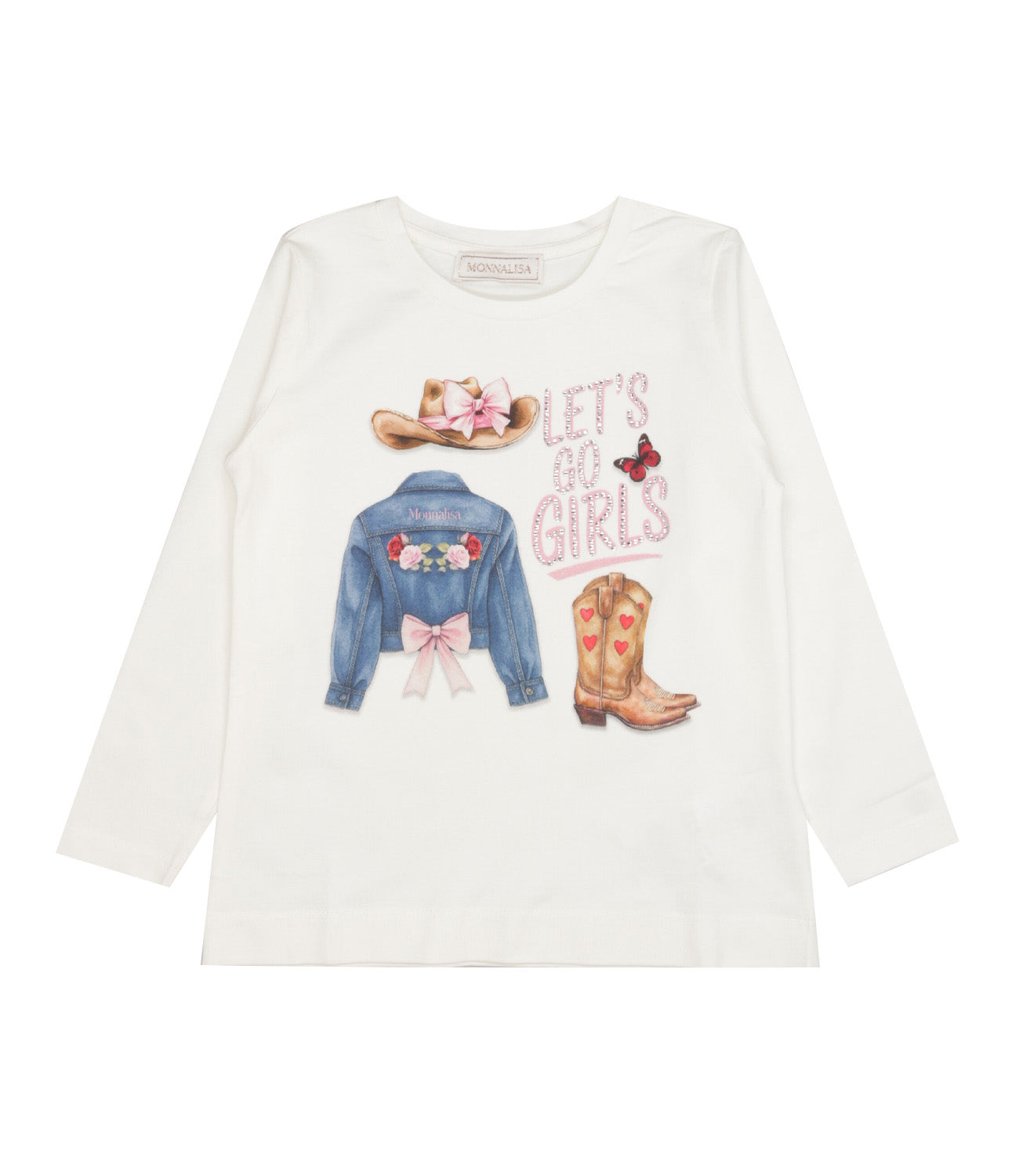 Monnalisa | T-Shirt Panna