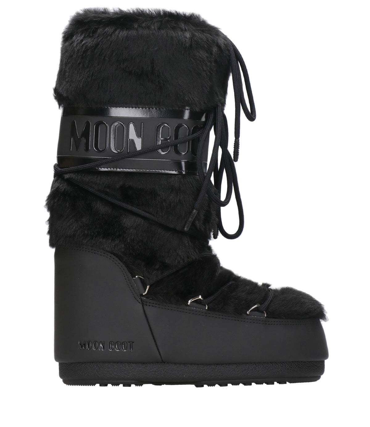 Moon Boot | Stivale MB Icon Faux Fur Nero