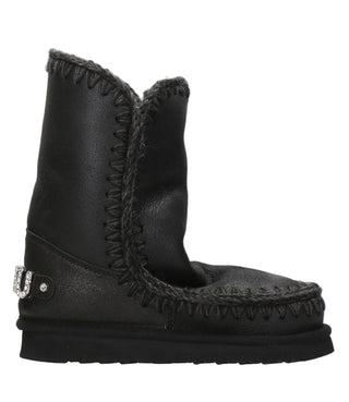 Mou | Tronchetto Eskimo 24 Rhinestones Logo Nero