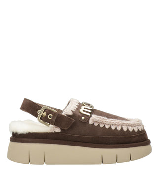 Mou | Sabot Bounce Clog Back Strap Moka
