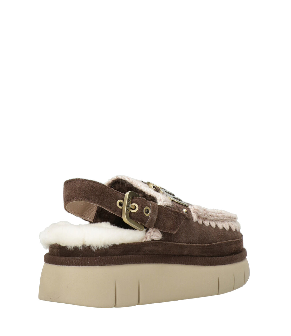 Mou | Sabot Bounce Clog Back Strap Moka