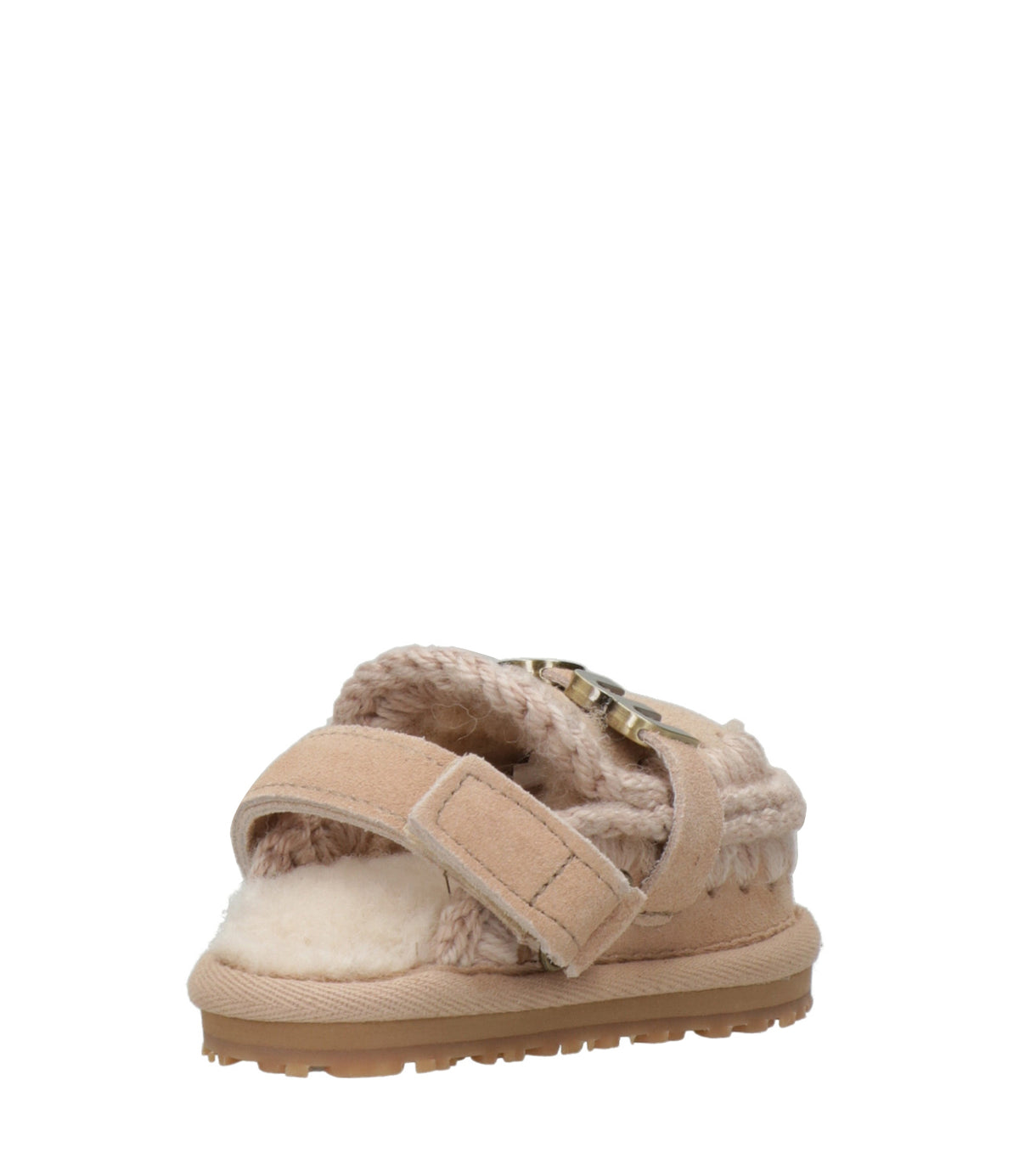 Mou Kids | Sabot Slipper with Back Strap Beige Rosato