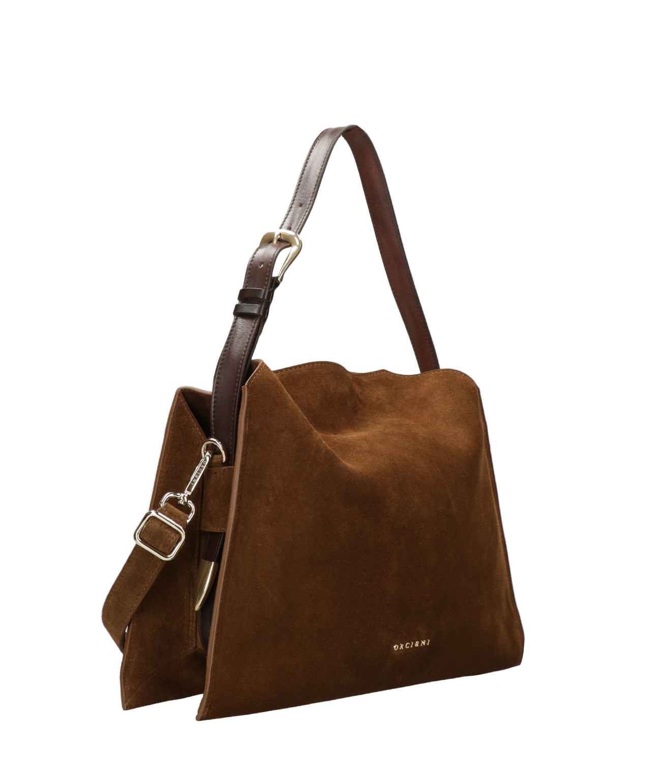 Orciani | Borsa a Spalla Trinity M Tabacco