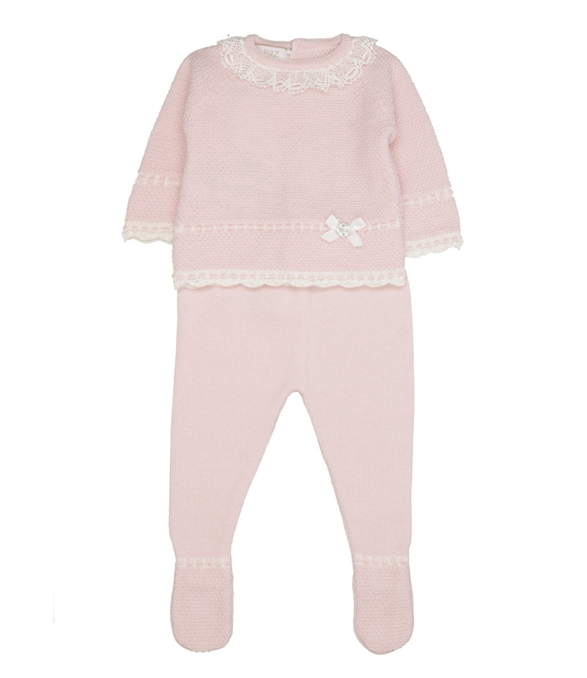Paz Rodriguez | Set Maglia Leggings Fogar Rosa Crema