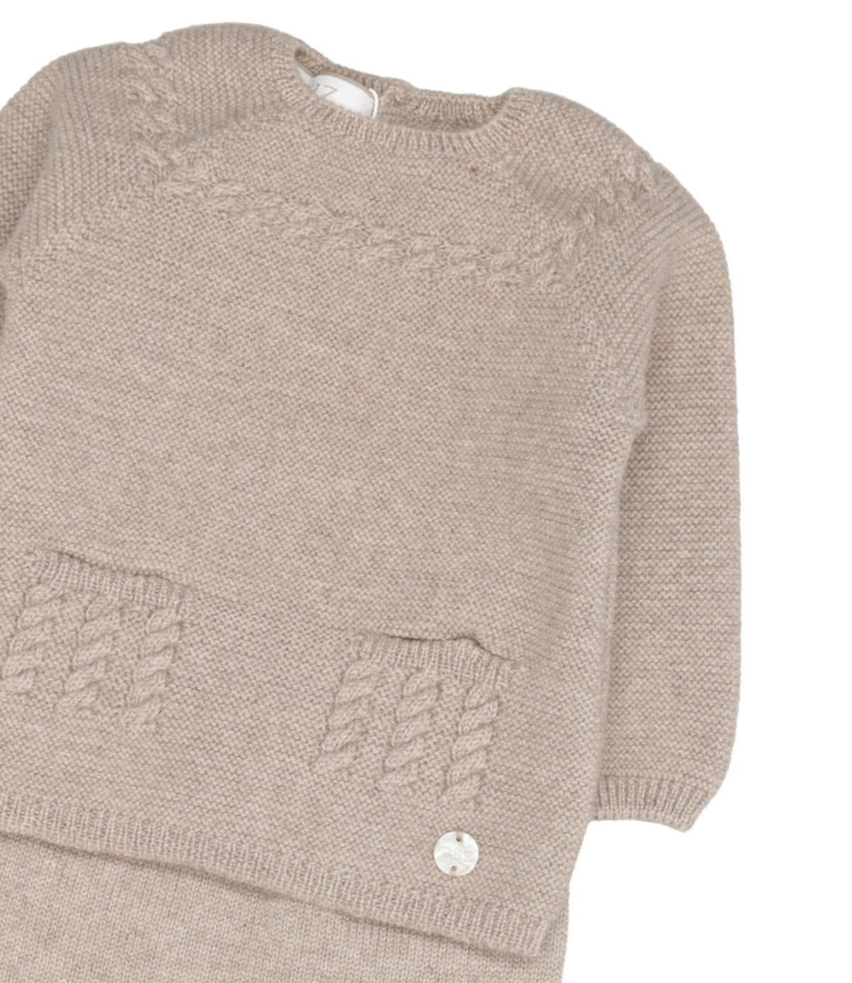 Paz Rodriguez | Set Maglia Leggings Nocciola
