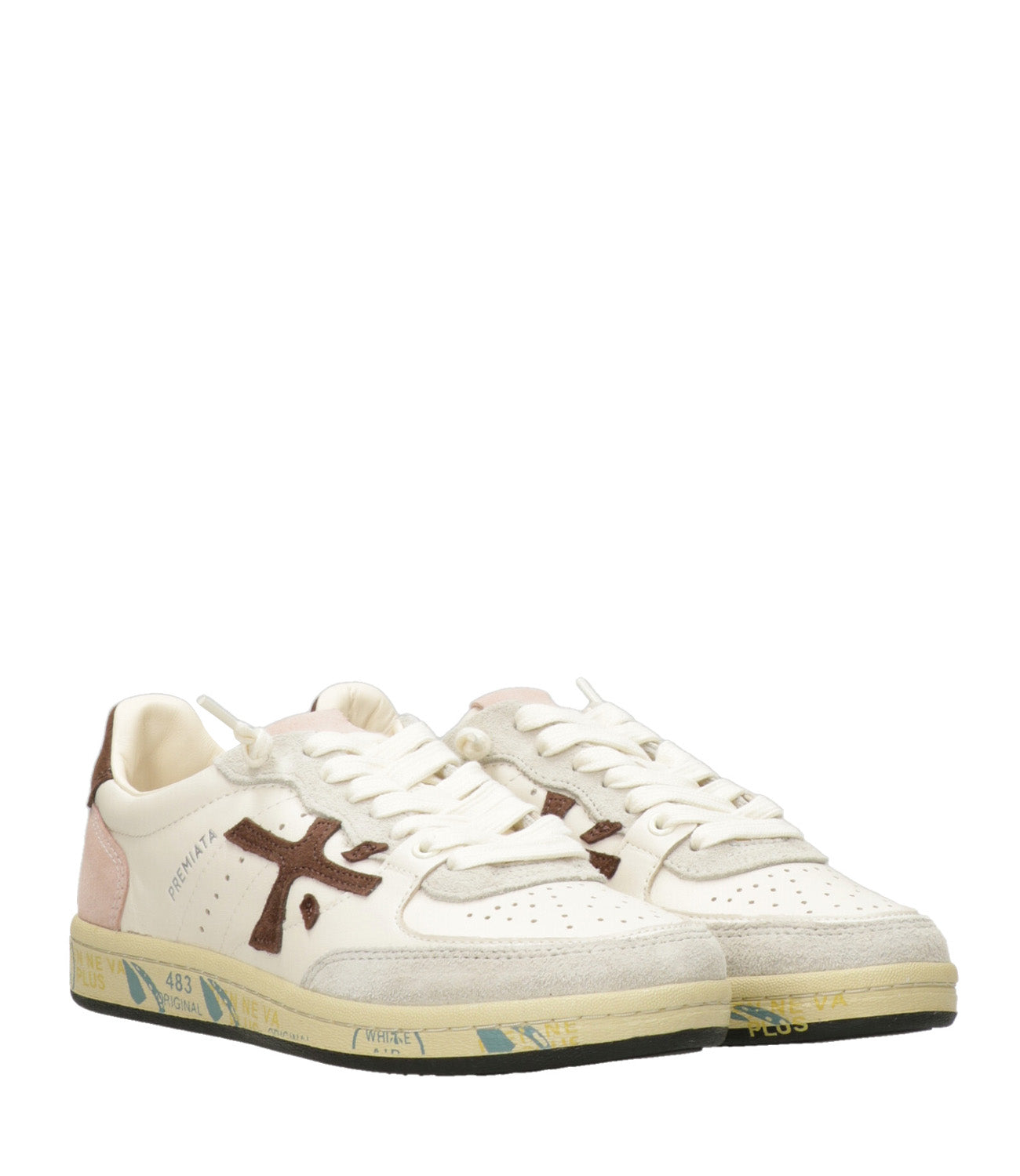 Premiata | Sneakers Bsktclad Bianco Caffe