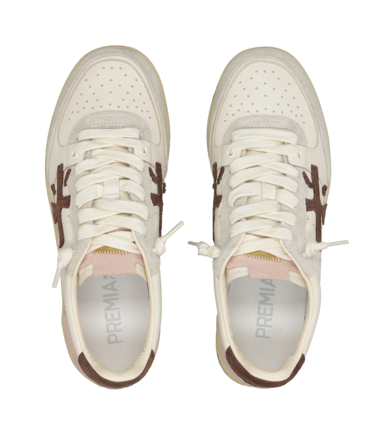 Premiata | Sneakers Bsktclad Bianco Caffe