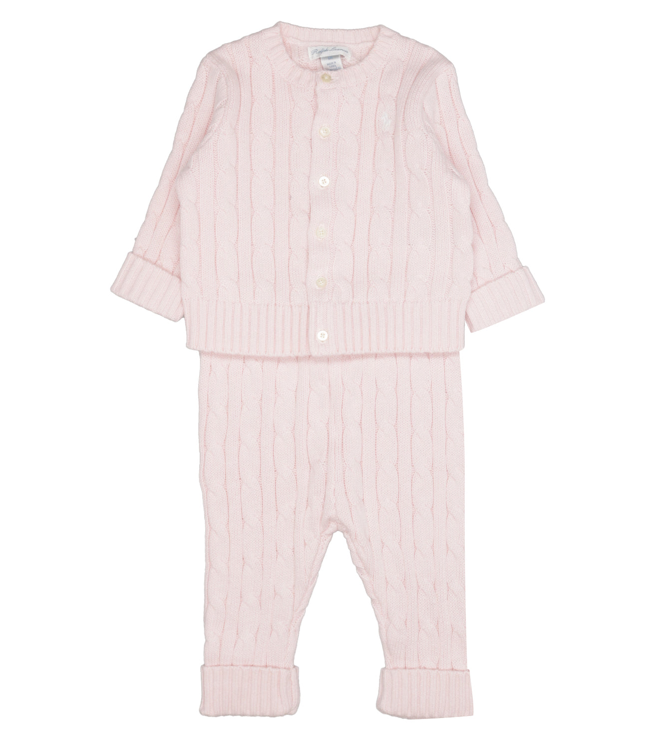 Ralph Lauren Childrenswear | Set Maglia Pantalone Rosa chiaro