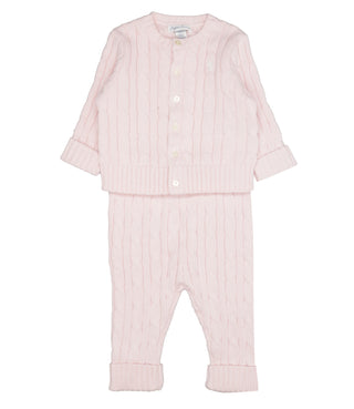 Ralph Lauren Childrenswear | Set Maglia Pantalone Rosa chiaro