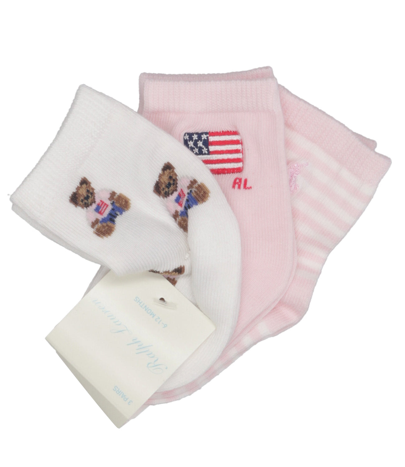 Ralph Lauren Childrenswear | Calzini Bianco Rosa