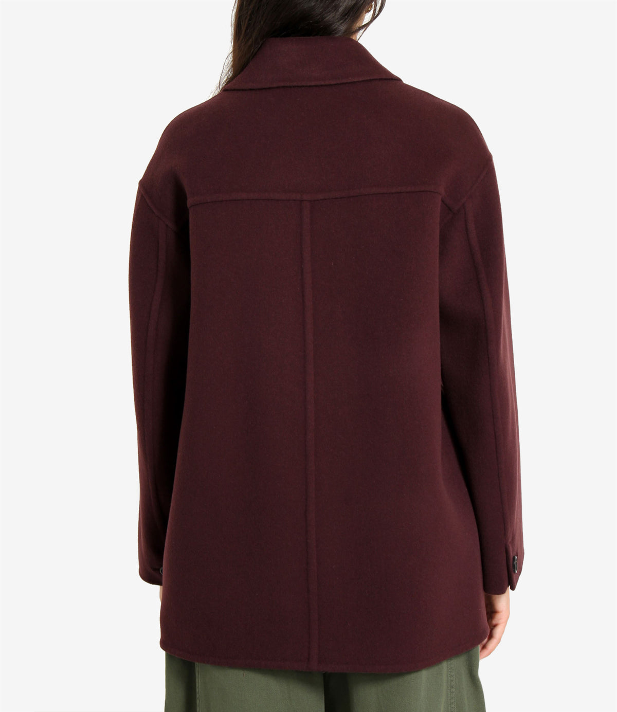 S Max Mara | Cappotto Giugno Rosso scuro