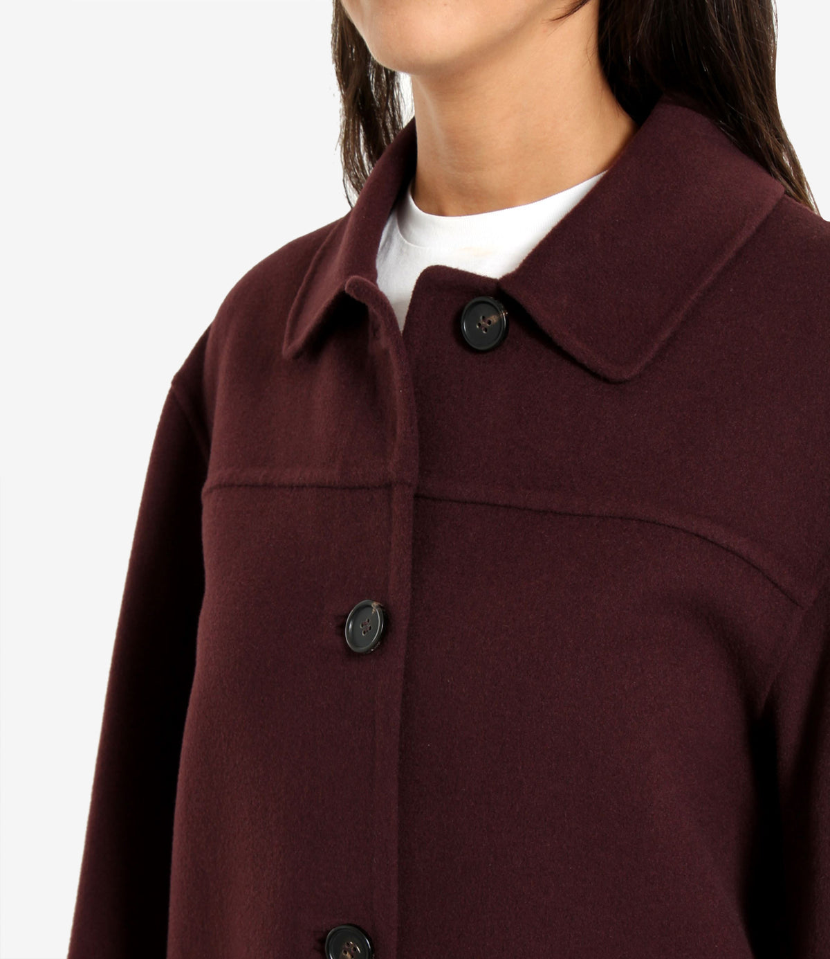 S Max Mara | Cappotto Giugno Rosso scuro
