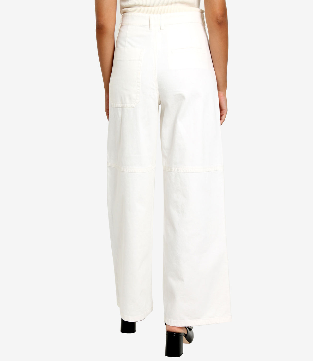 S Max Mara | Pantalone Ellisse Bianco