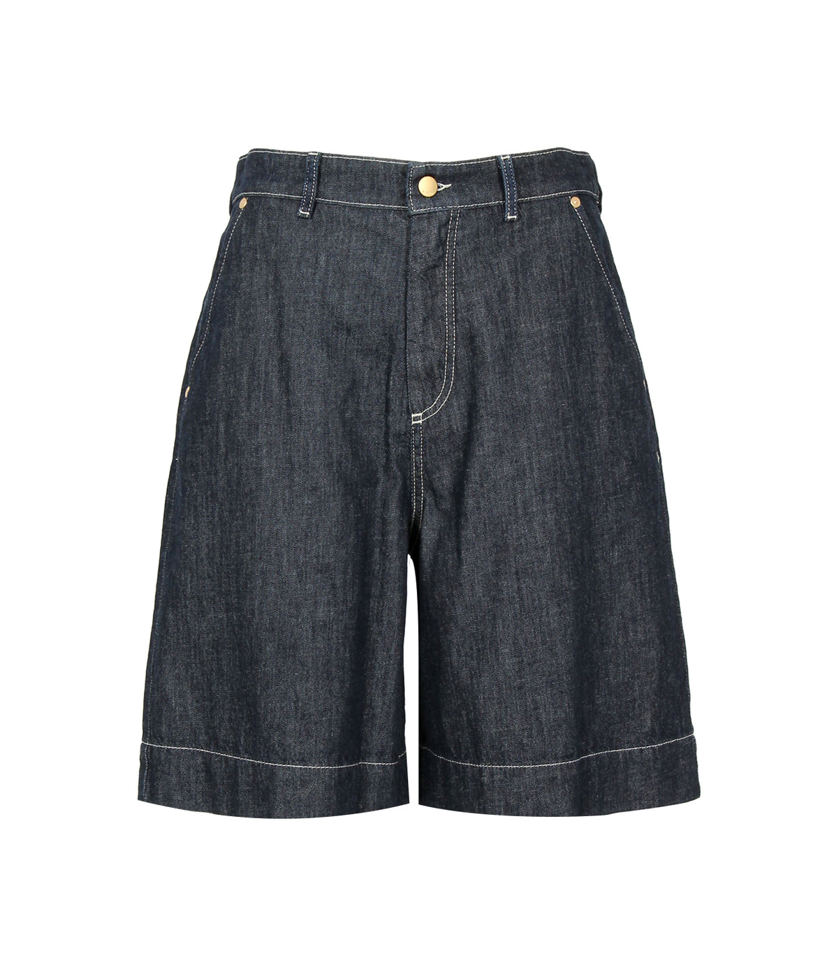 S Max Mara | Bermuda Quadro Blu marino