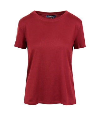 S Max Mara | T-Shirt Segale Rosso scuro