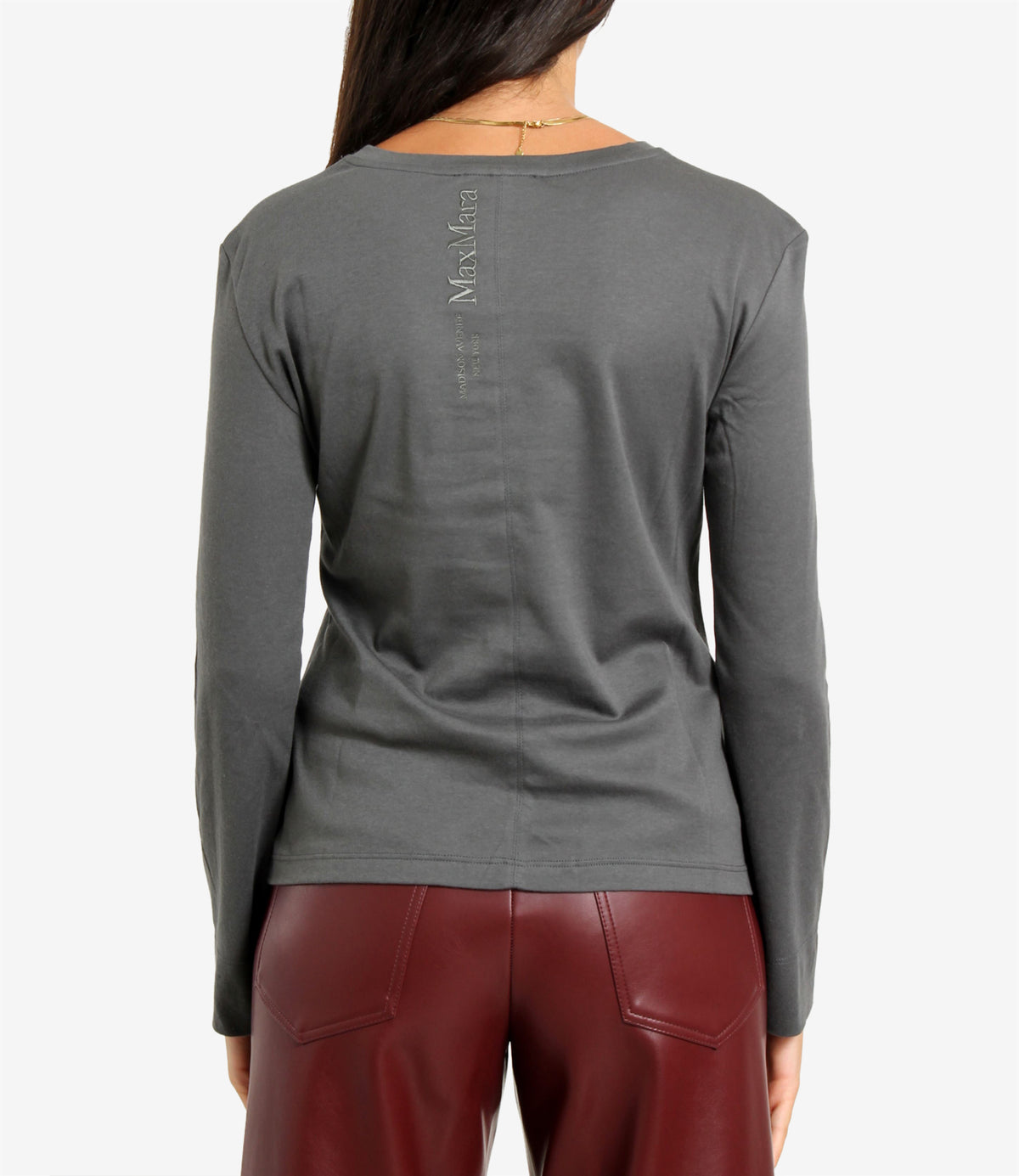 S Max Mara | T-Shirt Fumetto Grigio scuro
