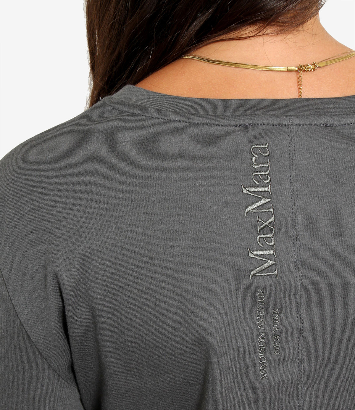 S Max Mara | T-Shirt Fumetto Grigio scuro