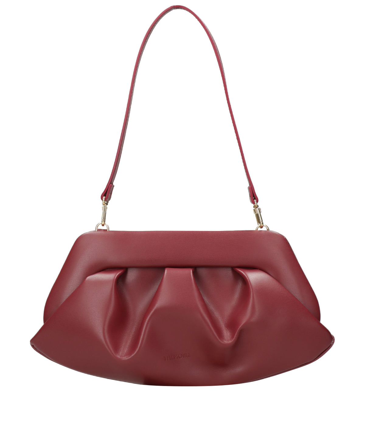 Themoirè | Clutch Bios Medium Bordeaux