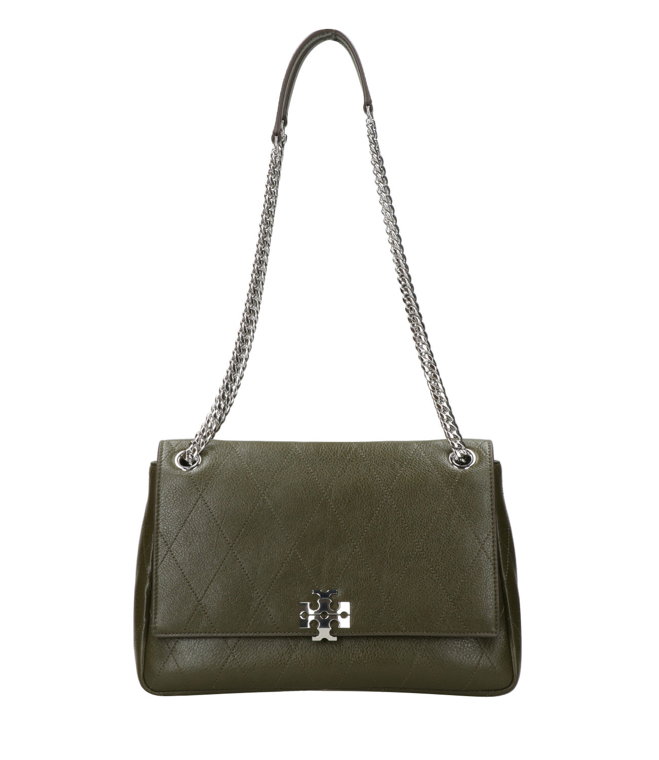 Tory Burch | Borsa a Spalla Charlie Quilted Muschio