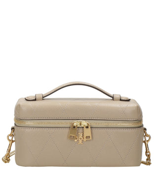 Tory Burch | Borsa a Mano Charlie East-West Vanity Case Beige