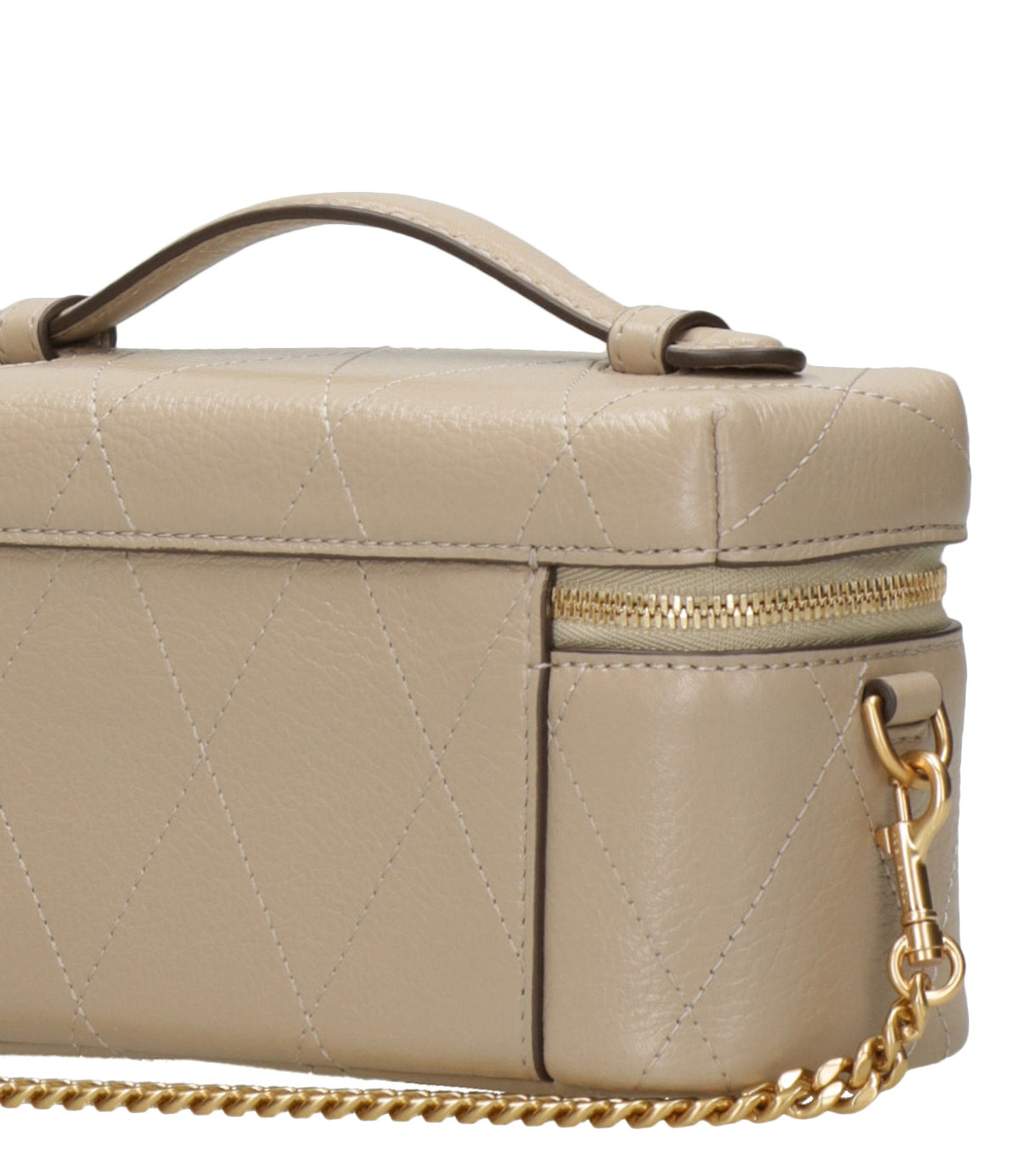 Tory Burch | Borsa a Mano Charlie East-West Vanity Case Beige