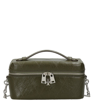 Tory Burch | Borsa a Mano Charlie East-West Vanity Case Muschio