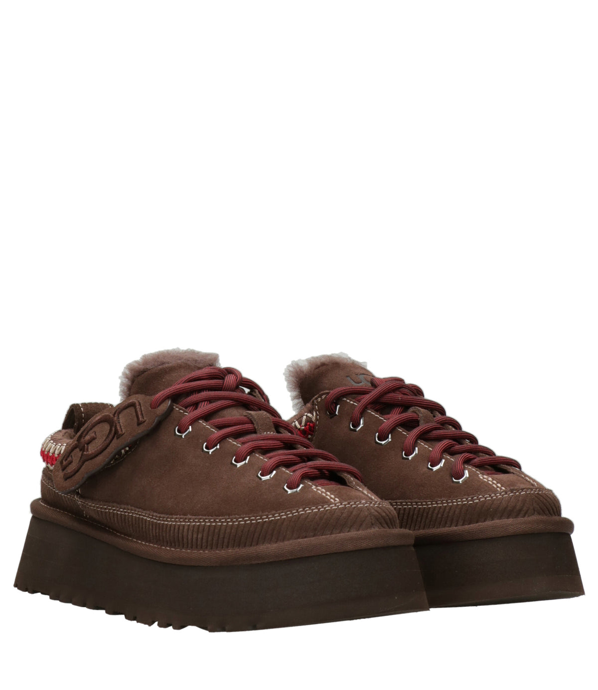 UGG | Sabot W Heritage Lace-Up Slipper Marrone