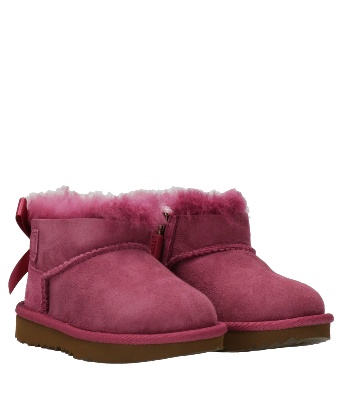 UGG Kids | Tronchetto T Ultra Mini Bailey Bow Lampone