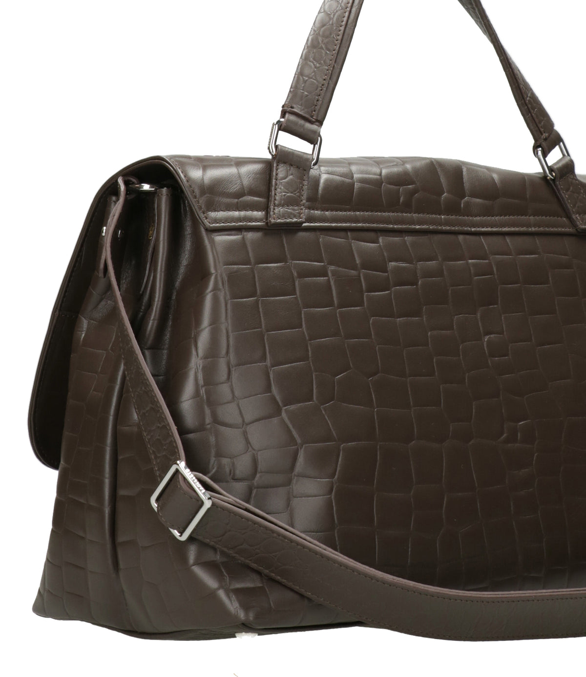Zanellato | Borsa a Tracolla Postina® M Foulard 70 Espresso