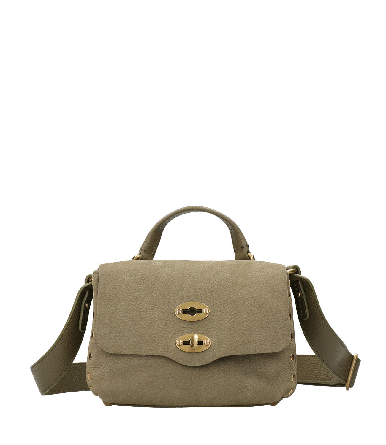 Zanellato | Borsa Tracolla Postina Baby Jones Nabuk Verde