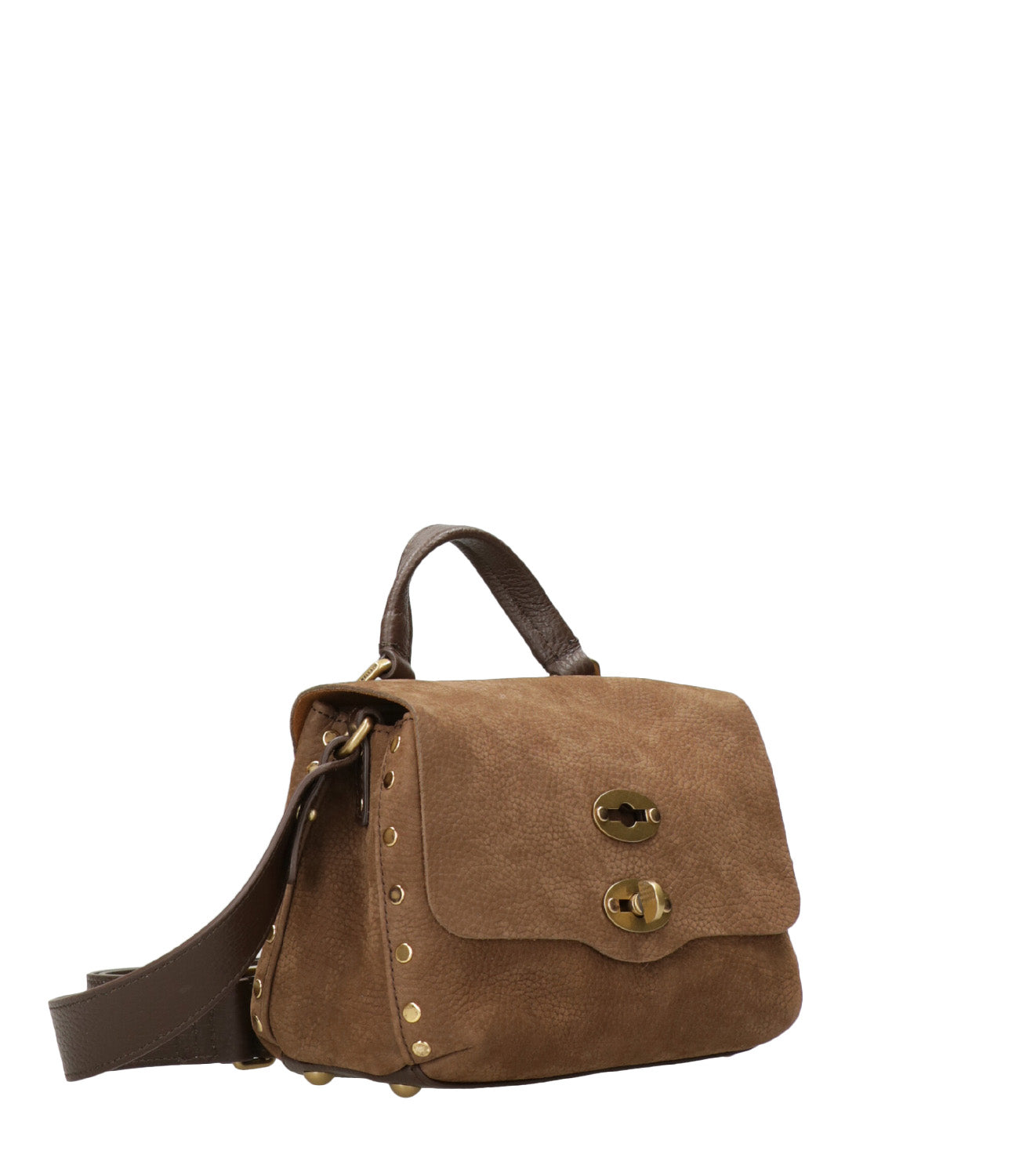 Zanellato | Borsa Tracolla Postina Baby Jones Nabuk Tartufo