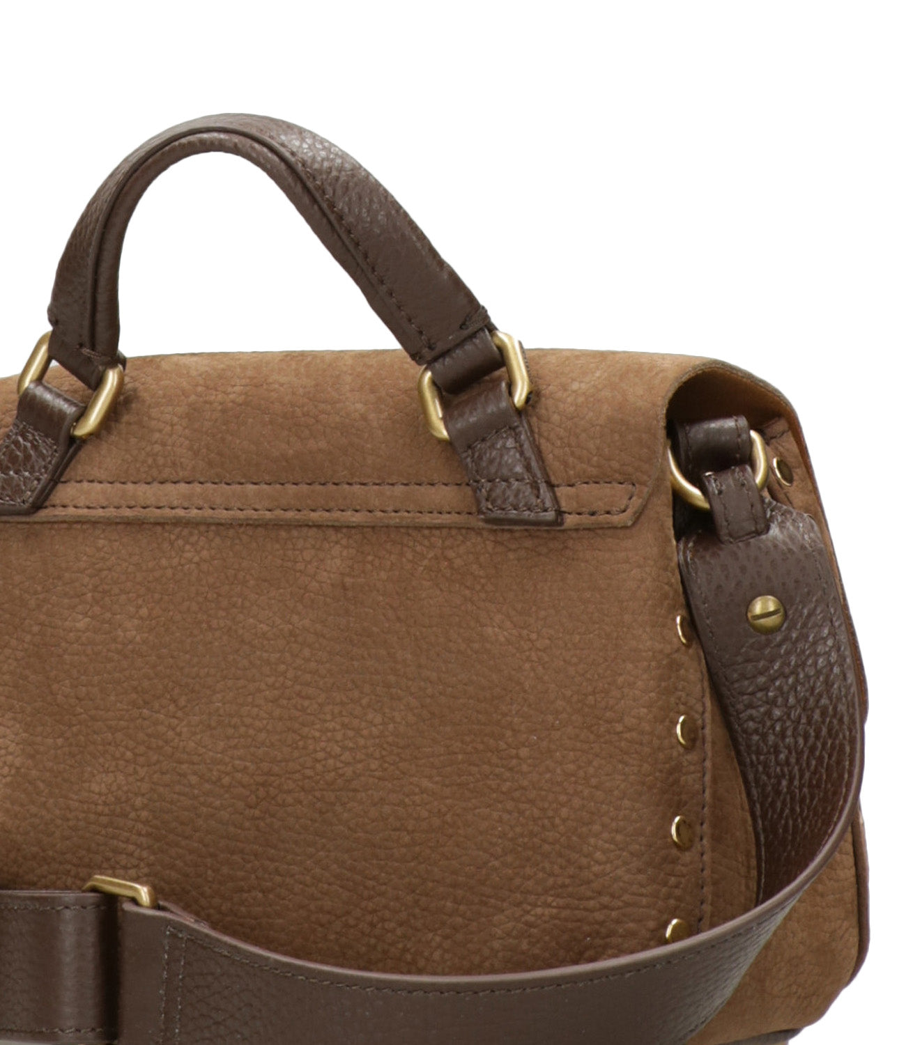 Zanellato | Borsa Tracolla Postina Baby Jones Nabuk Tartufo