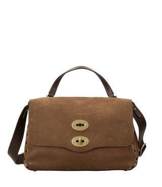 Zanellato | Borsa Tracolla Postina S Jones Nabuk Tartufo