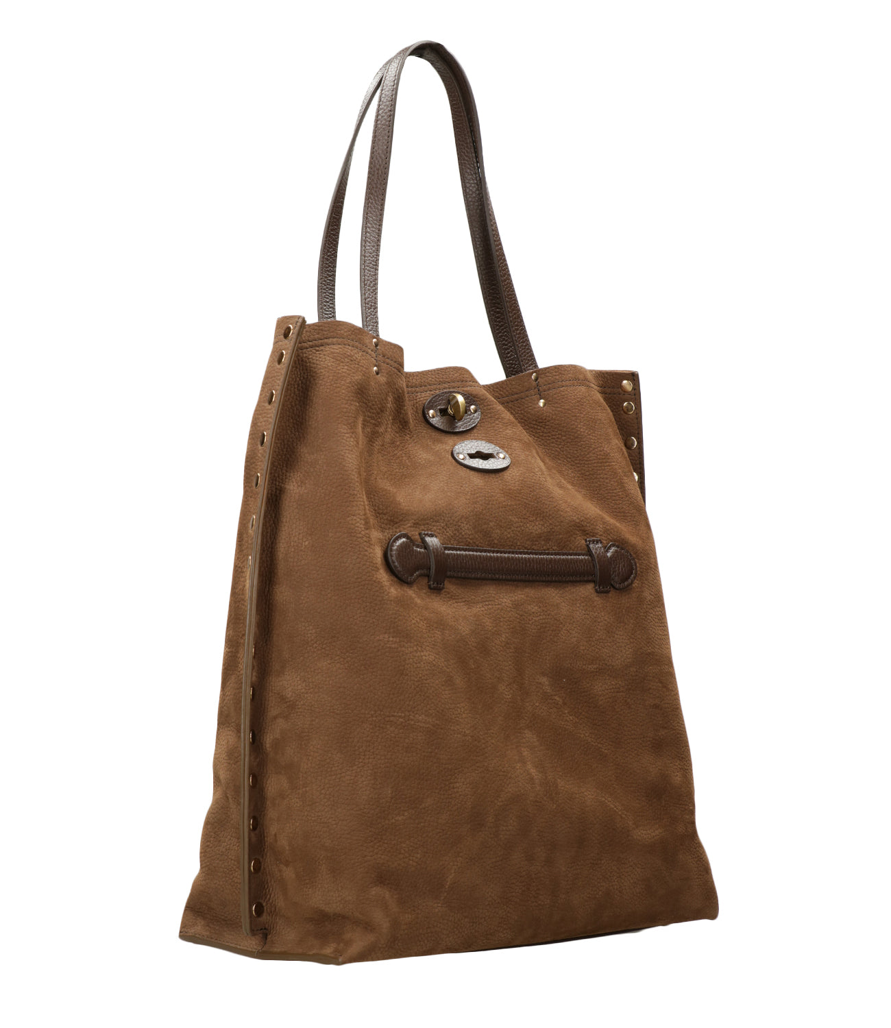 Zanellato | Borsa a Spalla A' Spasso Jones Nabuk Tartufo