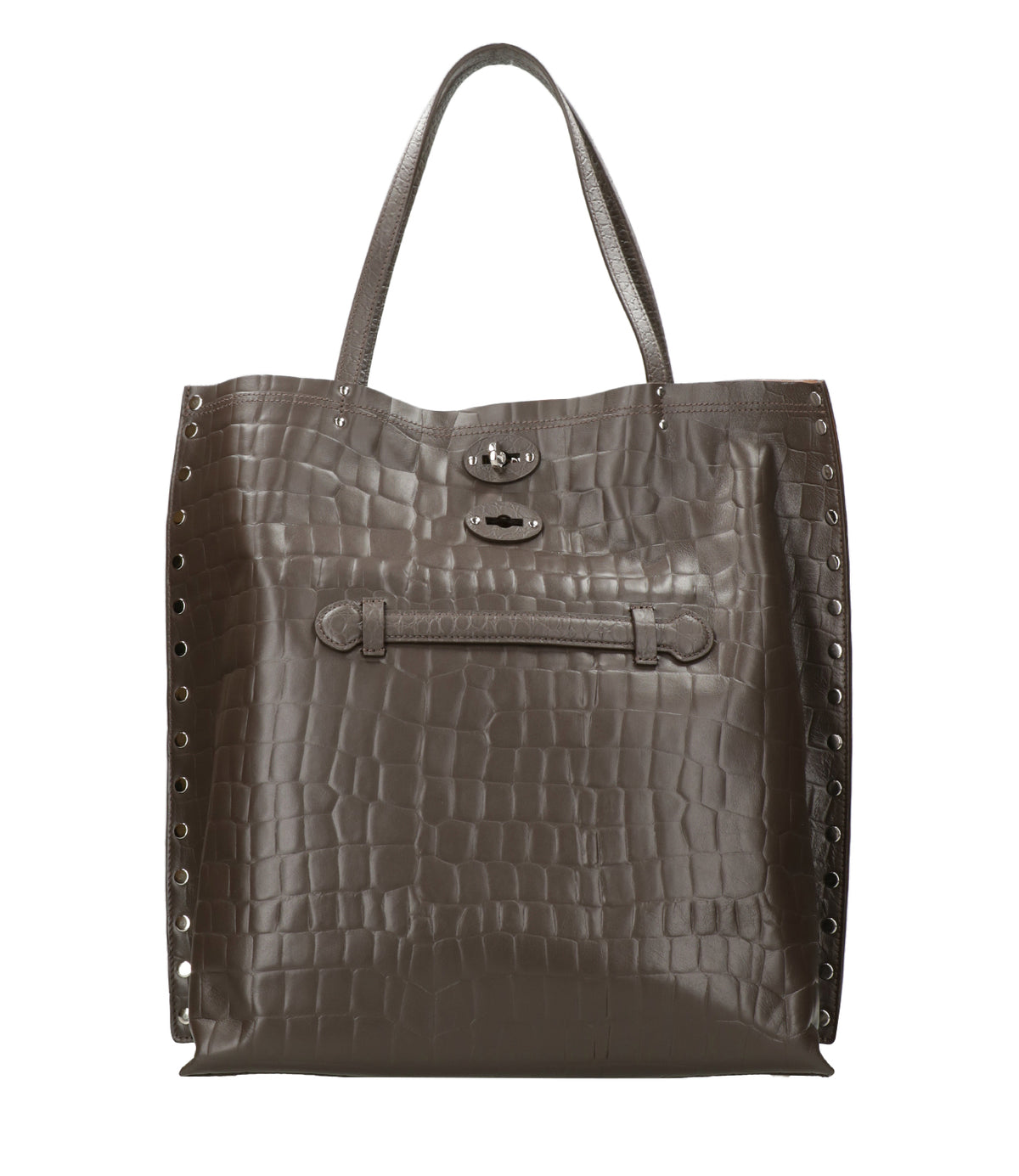 Zanellato | Borsa a Spalla A' Spasso M Foulard 70 Espresso