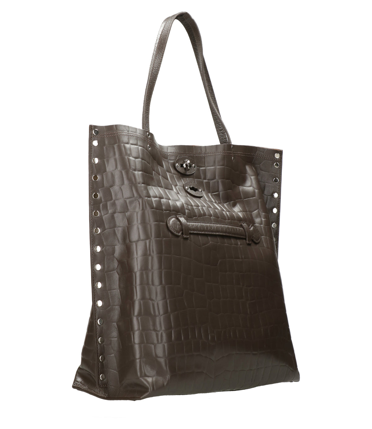 Zanellato | Borsa a Spalla A' Spasso M Foulard 70 Espresso