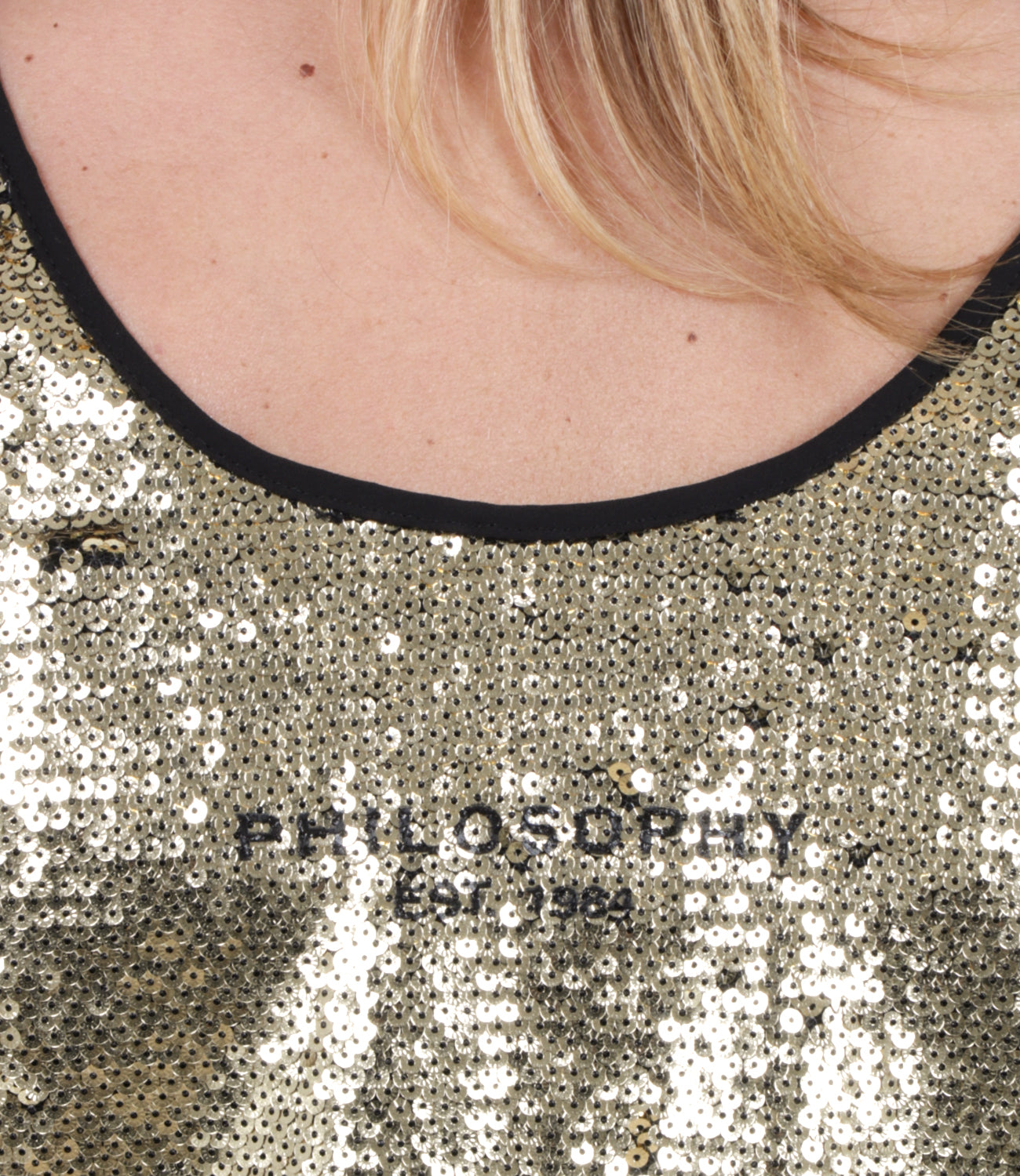 Top con paillettes