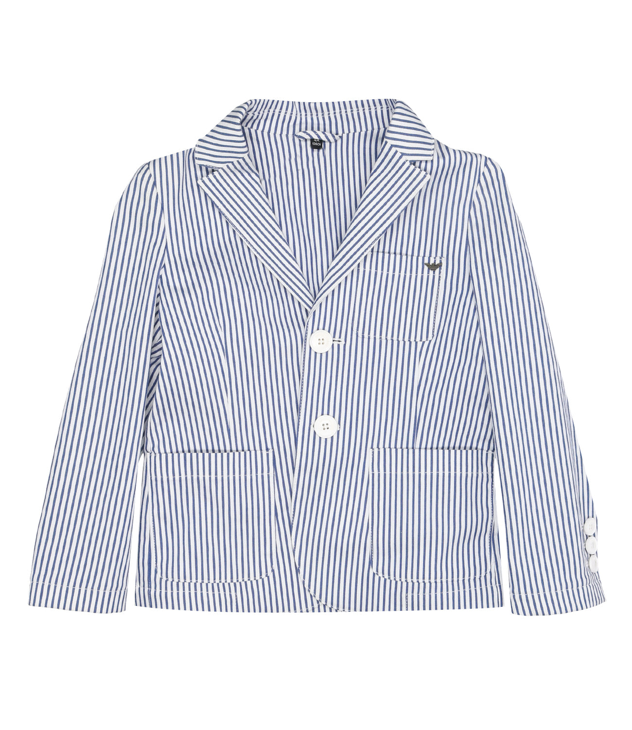 Emporio Armani Junior | Blue and White Jacket