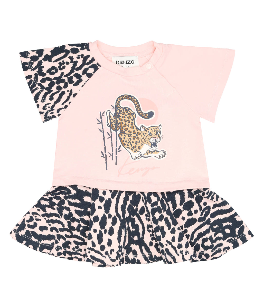 Baby Clothes Kenzo 6-9 Months Vinyl Authentic Kenzo Girl's Dress